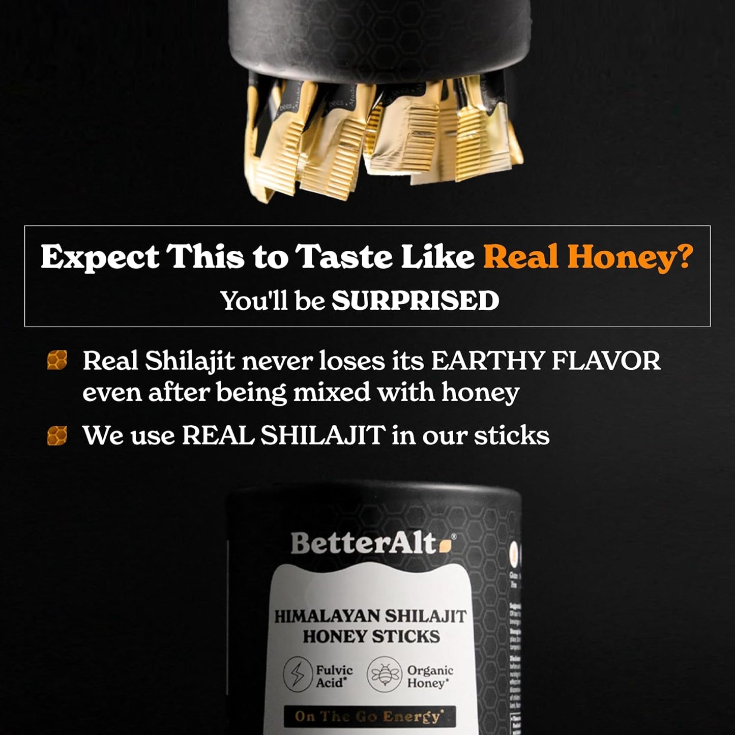 Barras de Shilajit del Himalaya BetterAlt™